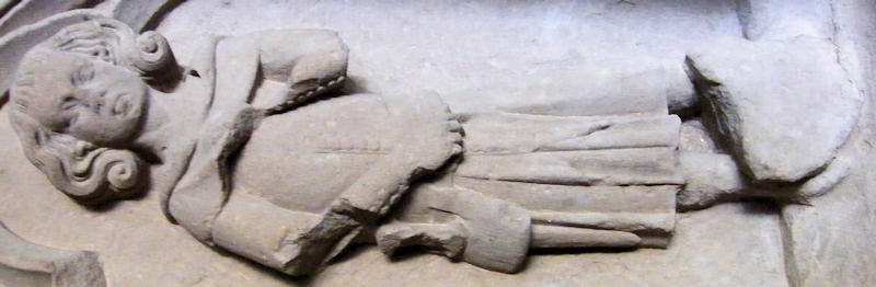 Germany Bad Munstereifel - St Chrysantheus and Daria Gotfried von Berheim 1335 weeper